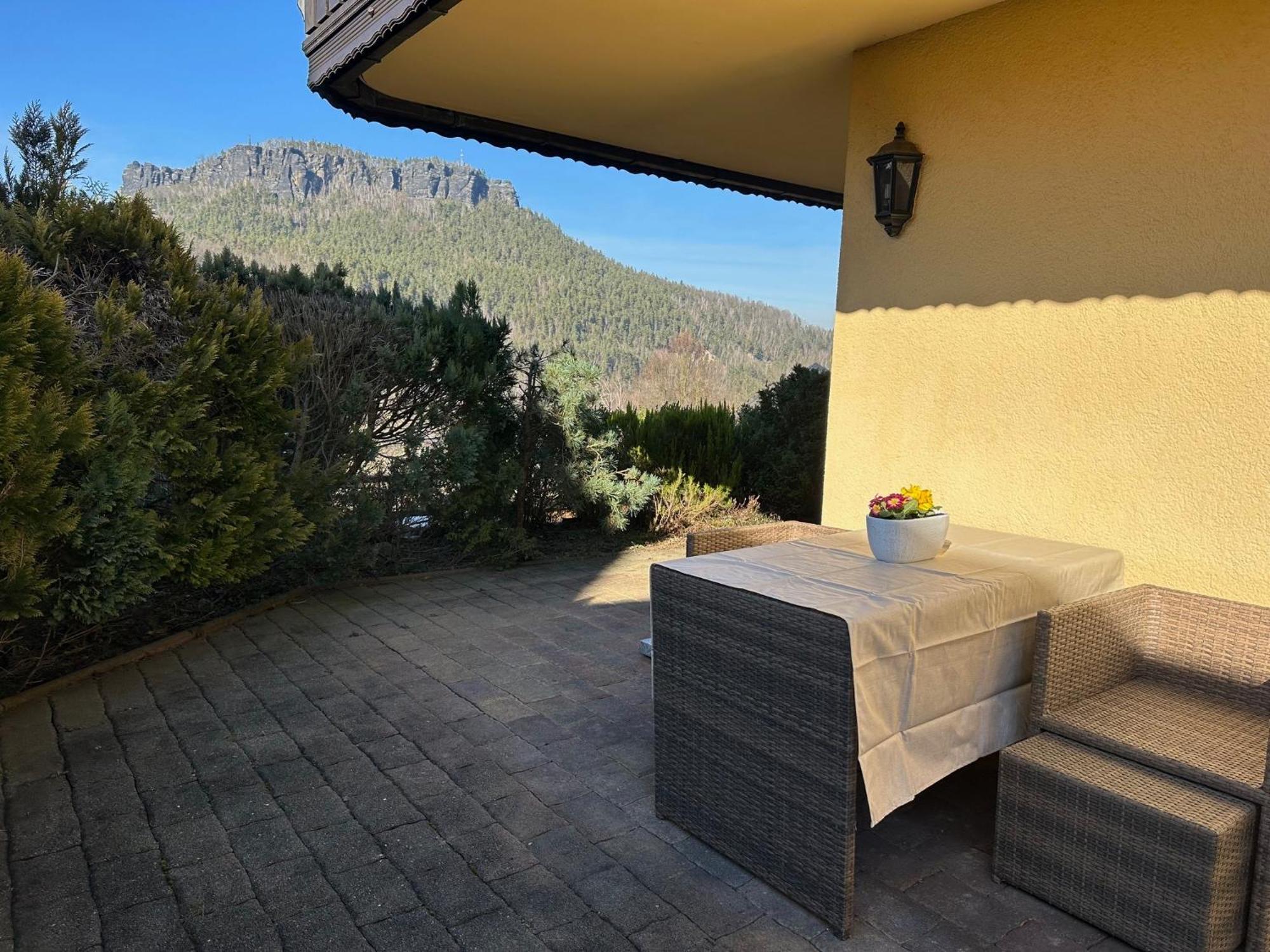 Ferienwohnung 1 Festungsblick Konigstein an der Elbe Εξωτερικό φωτογραφία
